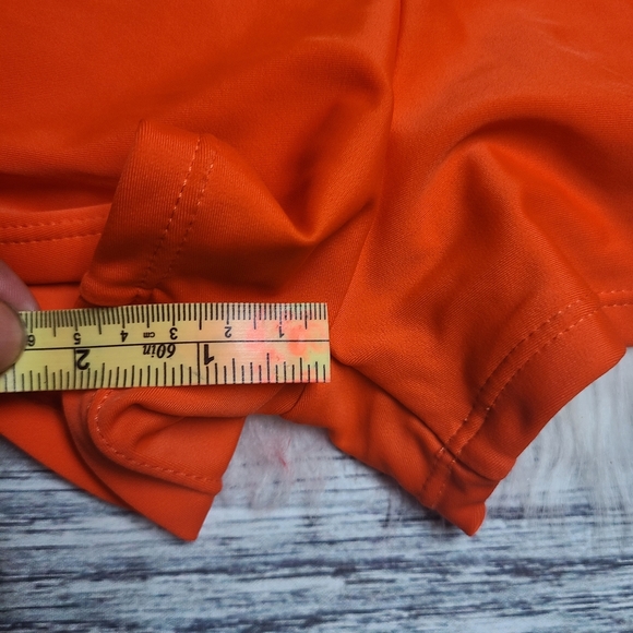 Swimsuit one piece with dress orange plus sz - Picture 8 of 9